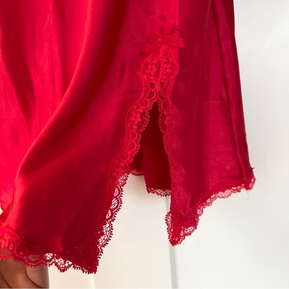 Victorias Secret Red Slip Dress - Picture 2 of 5